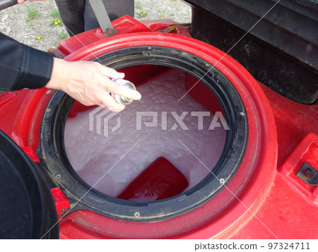 Pesticide spraying 97324711