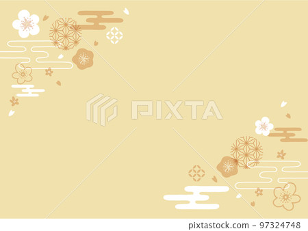 Japanese style background material 97324748