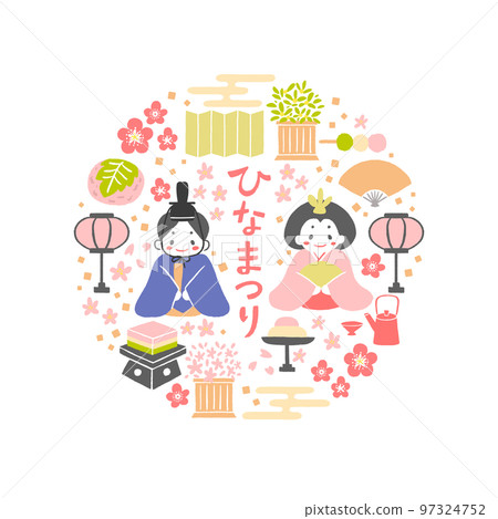 Hinamatsuri icon illustration Hinamatsuri icon illustration 97324752