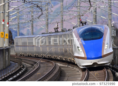 上越新幹線上毛高原高崎 JR 東日本 E7 系列 F26 編隊(新潟)時谷川 上越新幹線上毛高原高崎 JR 東日本 E7 系列 F26 編隊(新潟)時谷川 97325990