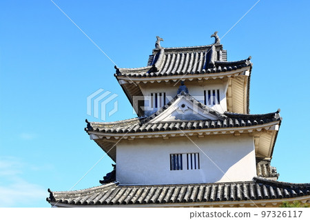 [香川縣]丸龜城（現存的天守閣和石牆） 97326117