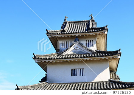 [香川縣]丸龜城（現存的天守閣和石牆） 97326120