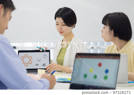 University student Students working on group work 97326271