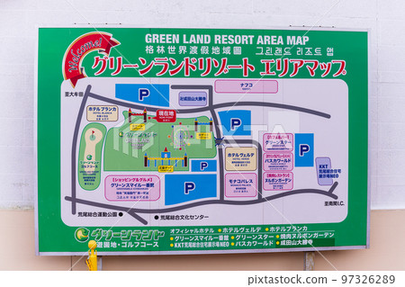 遊樂園導覽圖：（擁有日本最大摩天輪的遊樂園）格陵蘭島 97326289