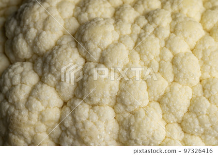 Cauliflower close up during cooking Cauliflower close up during cooking 97326416