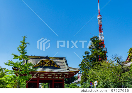 [Urban scenery of Tokyo] Urban scenery around Shiba Park 97327616