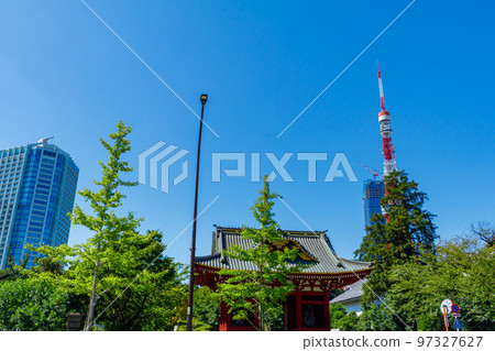 [Urban scenery of Tokyo] Urban scenery around Shiba Park 97327627