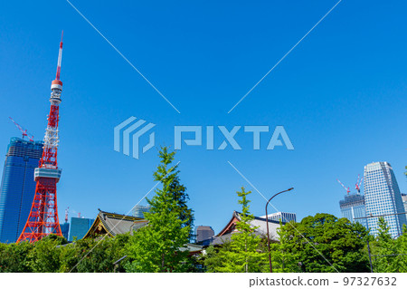[Urban scenery of Tokyo] Urban scenery around Shiba Park 97327632