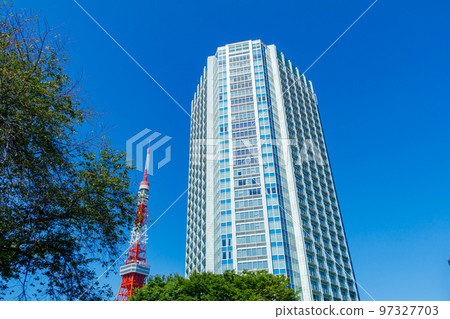 [Urban scenery of Tokyo] Urban scenery around Shiba Park 97327703