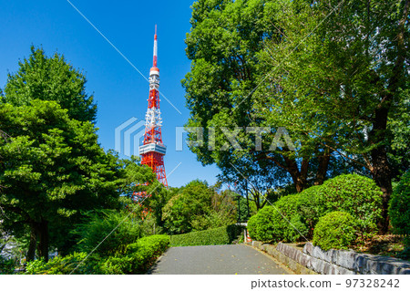 [Urban scenery of Tokyo] Urban scenery around Shiba Park 97328242