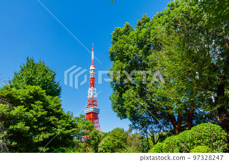 [Urban scenery of Tokyo] Urban scenery around Shiba Park 97328247