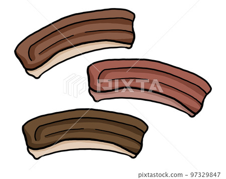 illustration of spare ribs 97329847
