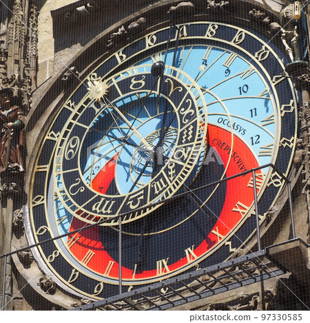 prague old town hall astronomical clock 97330585
