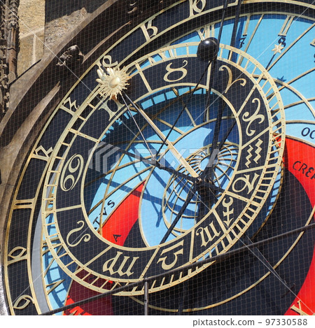 prague old town hall astronomical clock 97330588