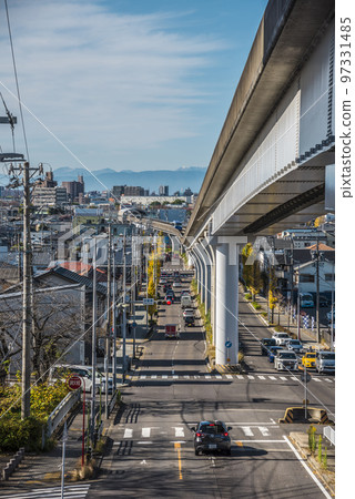 《愛知縣》名古屋市內風景 守山區風景名古屋導軌巴士Yutorito線 《愛知縣》名古屋市內風景 守山區風景名古屋導軌巴士Yutorito線 97331485