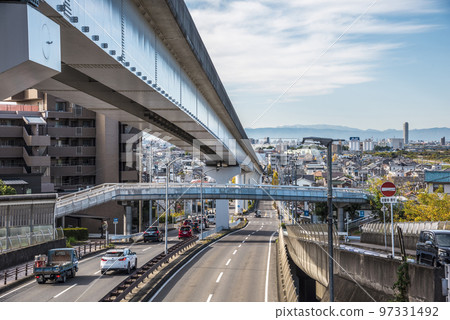 《愛知縣》名古屋市內風景 守山區風景名古屋導軌巴士Yutorito線 《愛知縣》名古屋市內風景 守山區風景名古屋導軌巴士Yutorito線 97331492