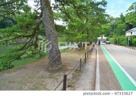 【日本城100強】位於滋賀縣彥根市的彥根城 色浜松和中堀 【日本城100強】位於滋賀縣彥根市的彥根城 色浜松和中堀 97333627