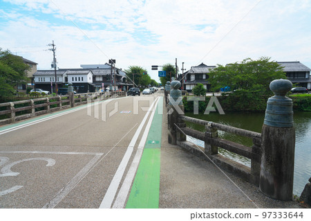 [Japan's Top 100 Castles] Hikone Castle Kyobashi and Yumekyobashi Castle Road Hikone City, Shiga Prefecture 97333644
