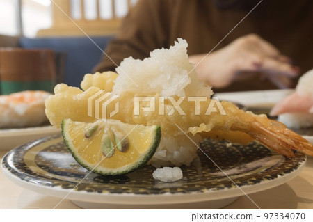 什錦蝦天婦羅迴轉壽司 97334070