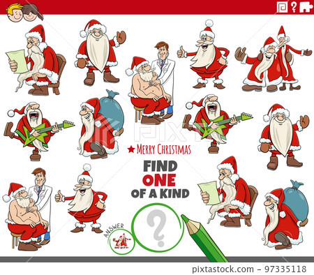 one of a kind task with Santa Clauses characters one of a kind task with Santa Clauses characters 97335118
