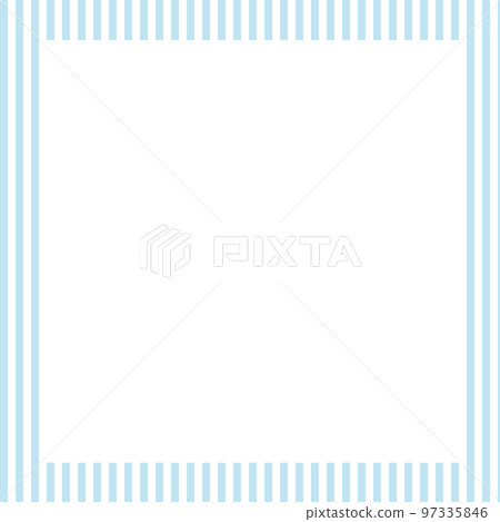 simple blue stripe square frame material 97335846