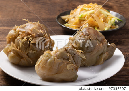 Squeezed greens, Zhao cai Squeezed greens, Zhao cai 97337207