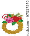 New Year's card Shimenawa luxury 3 97337270