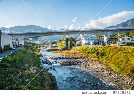 《長野縣》飯田市景觀松川 《長野縣》飯田市景觀松川 97339171