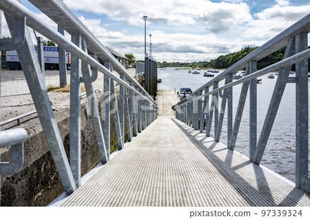 The pier at Ballina harbour in County Mayo - Ireland The pier at Ballina harbour in County Mayo - Ireland 97339324