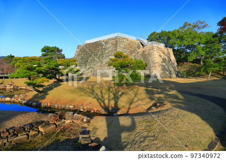 [兵庫縣]晴天的赤穗城 97340972