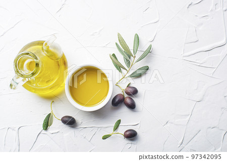 Olive oil background 97342095