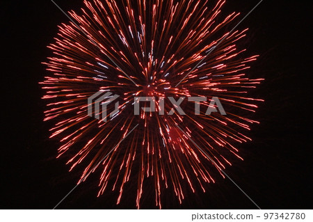 紅色煙花 97342780