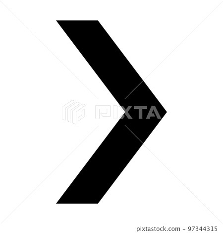 Arrow icon. 97344315