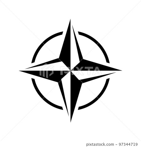 Compass icon. Compass icon. 97344719