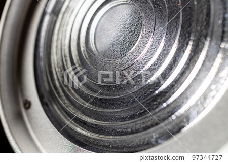 Close up of the fresnel light Close up of the fresnel light 97344727