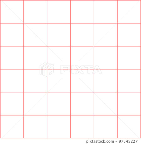 vector illustration of a coral grid for marking up a diary vector illustration of a coral grid for marking up a diary 97345227
