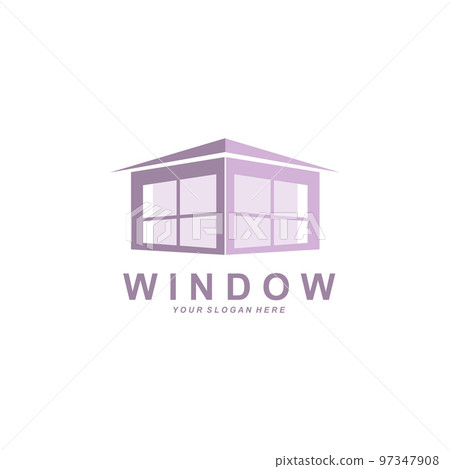 Home Window Logo, Home Interior icon design 97347908