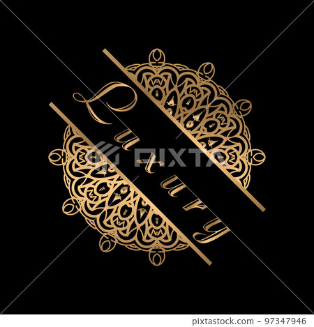 Mandala Flower Art Logo Background Design 97347946