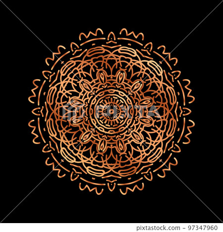 Mandala Flower Art Logo Background Design 97347960