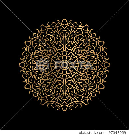 Mandala Flower Art Logo Background Design 97347969