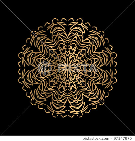 Mandala Flower Art Logo Background Design Mandala Flower Art Logo Background Design 97347970