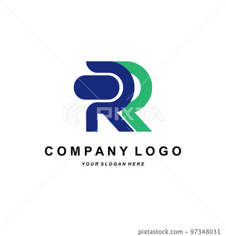 logo letter R company brand design, vector font illustration logo letter R company brand design, vector font illustration 97348031