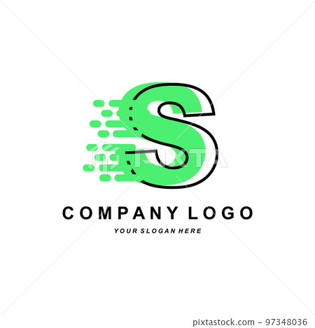 letter S logo corporate brand design, vector font illustration letter S logo corporate brand design, vector font illustration 97348036