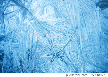 Christmas background with frozen pattern Christmas background with frozen pattern 97348474