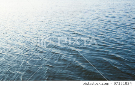 Water surface with ripples Water surface with ripples 97351924