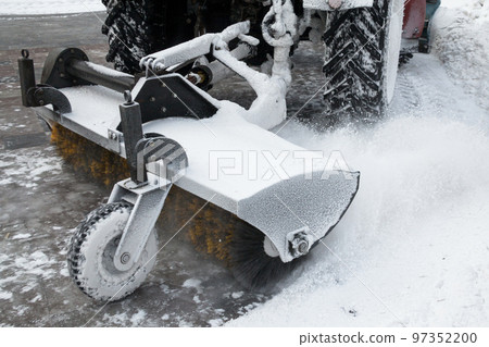 Clearing the road from the snow. Clearing the road from the snow. 97352200
