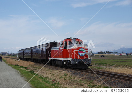 Aterazawa Line near Uzen Kanazawa 100th anniversary commemorative issue 97353055