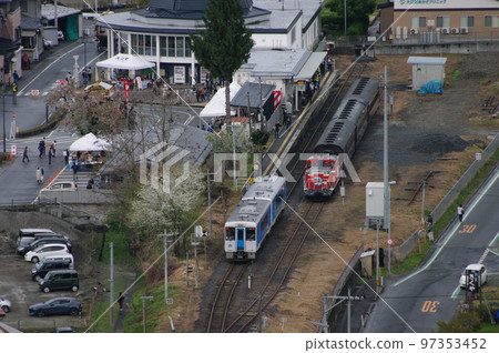 Atarizawa Line Atarizawa Station Atarizawa Line 100th Anniversary Commemorative Issue and Kiha 101 97353452