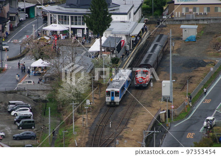 Atarizawa Line Atarizawa Station Atarizawa Line 100th Anniversary Commemorative Issue and Kiha 101 97353454
