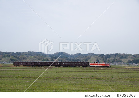 Aterazawa Line near Uzen Kanazawa 100th anniversary commemorative issue Aterazawa Line near Uzen Kanazawa 100th anniversary commemorative issue 97355363